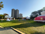 Taichung (Snoopy-Kunst-Installation im Park)